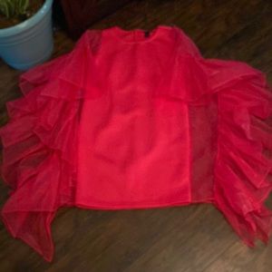 Ashley Stewart Mini Dramatic Chiffon Dress